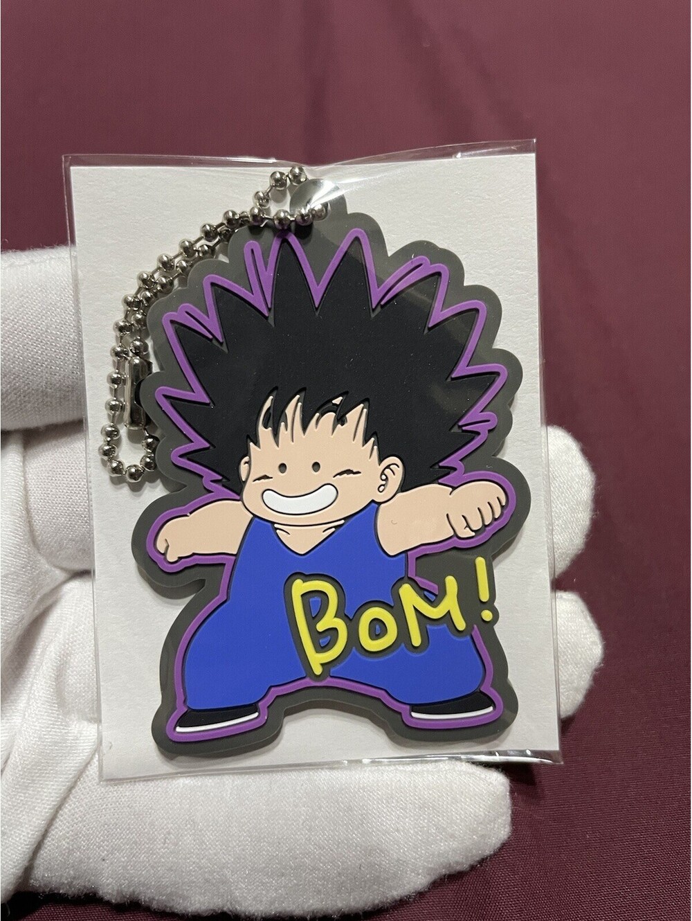 Goku Puar Dragon Ball Fantastic Adventure Rubber Keychain Bandai From Japan